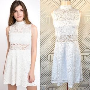 Show Me Your Mumu Alexa Lace Dress in White
